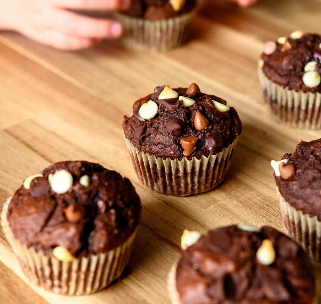 Muffin triple chocolat Un vrai r gal sant Madame Labriski