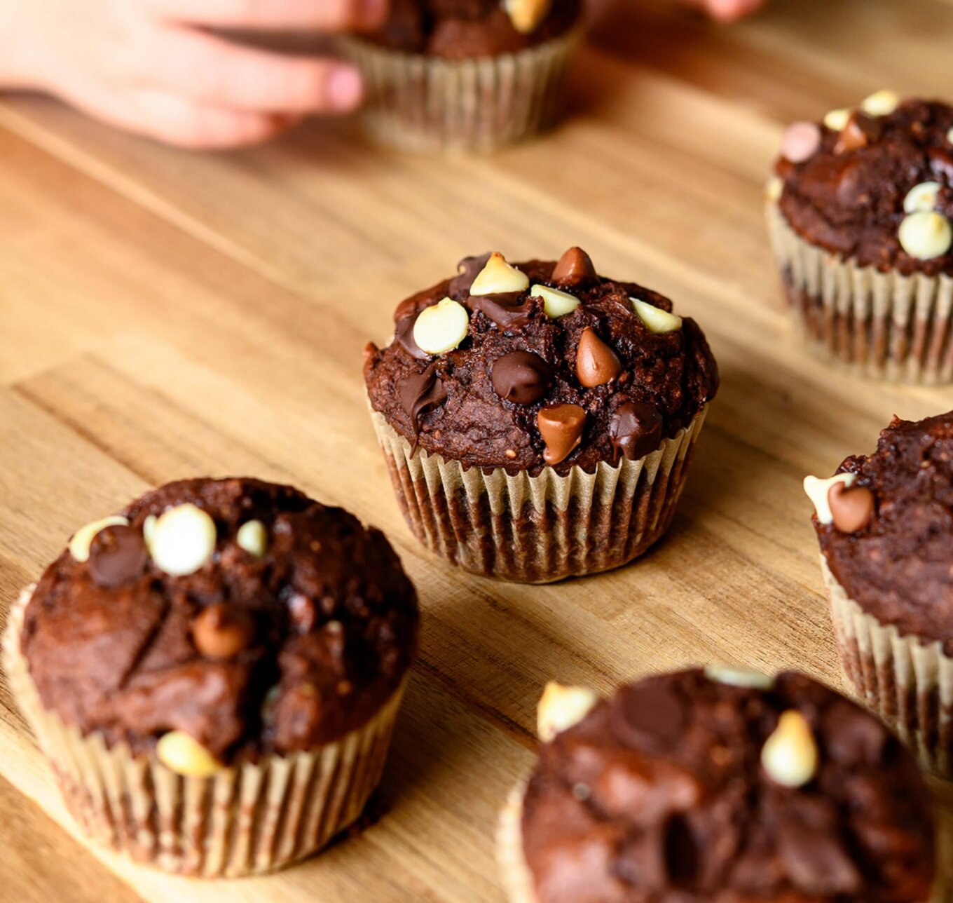 Muffins aux pépites de chocolat - La p'tite cuisine de Pauline
