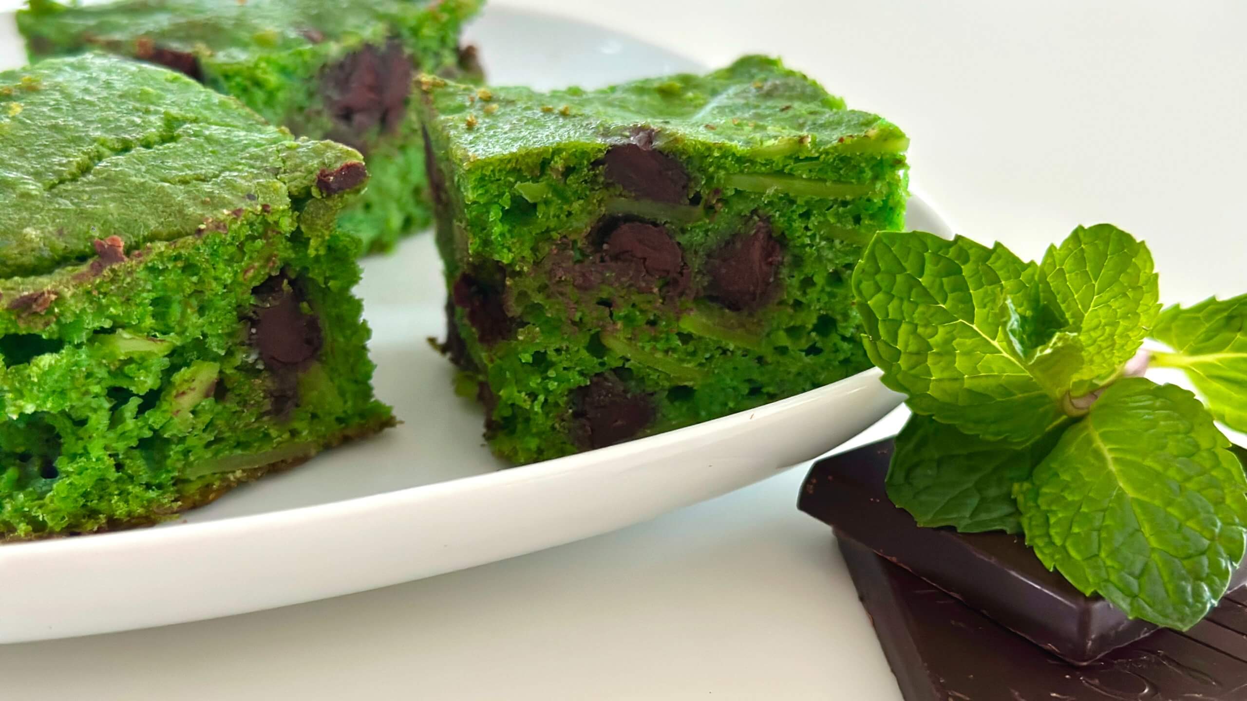 Brownie à la menthe du Grincheux qui rend heureux