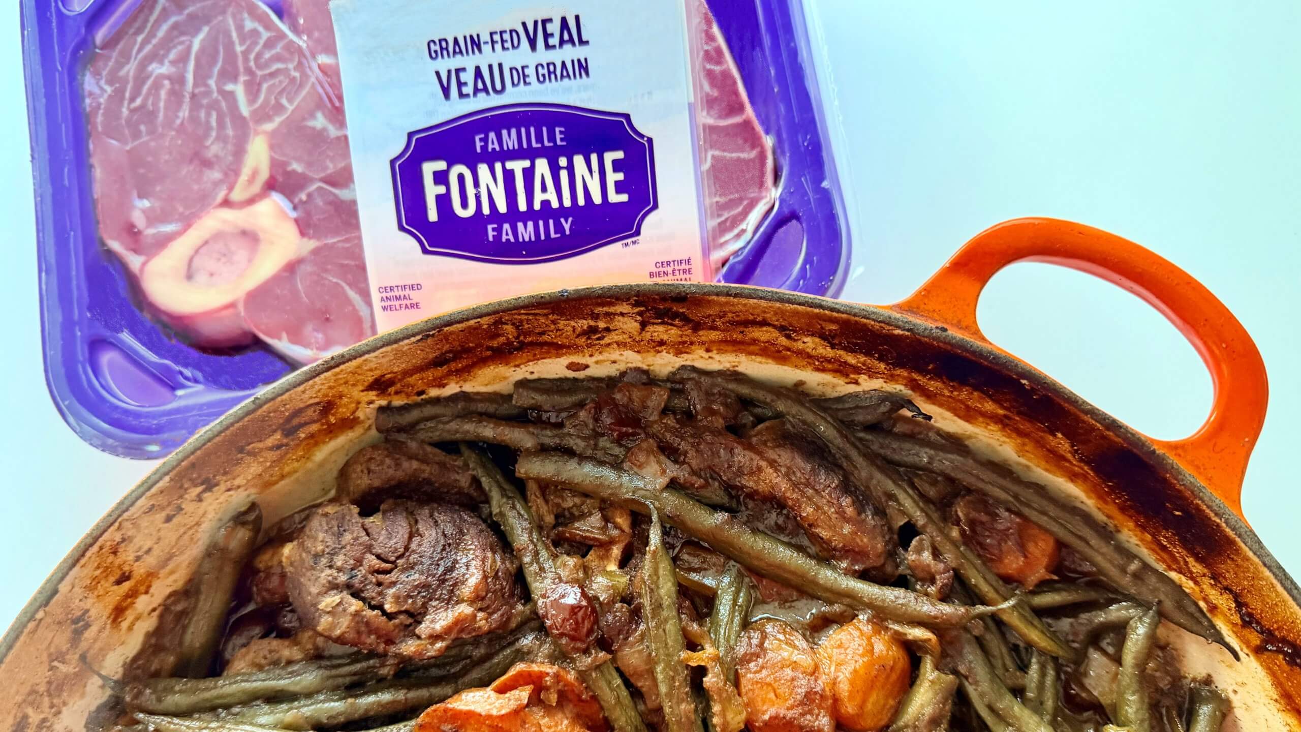 Osso buco de veau de grain façon tajine | Recette mijotée au four